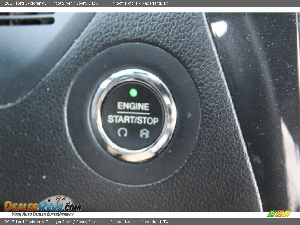 2017 Ford Explorer XLT Ingot Silver / Ebony Black Photo #19