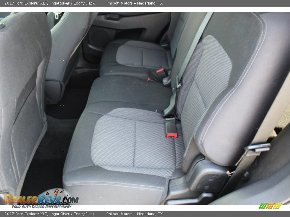 2017 Ford Explorer XLT Ingot Silver / Ebony Black Photo #22