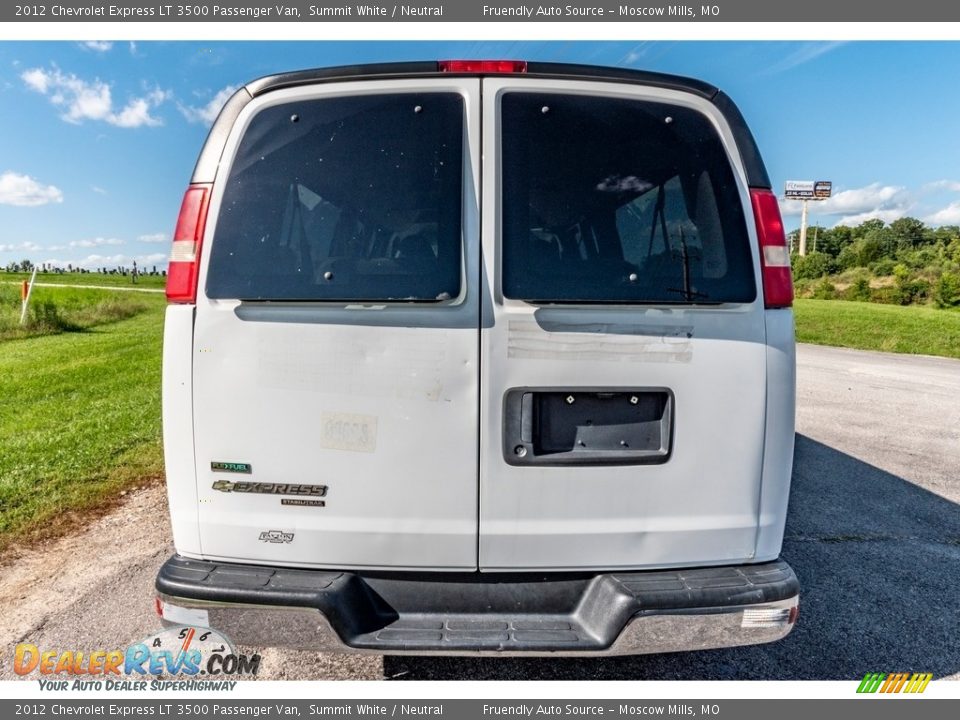 2012 Chevrolet Express LT 3500 Passenger Van Summit White / Neutral Photo #5