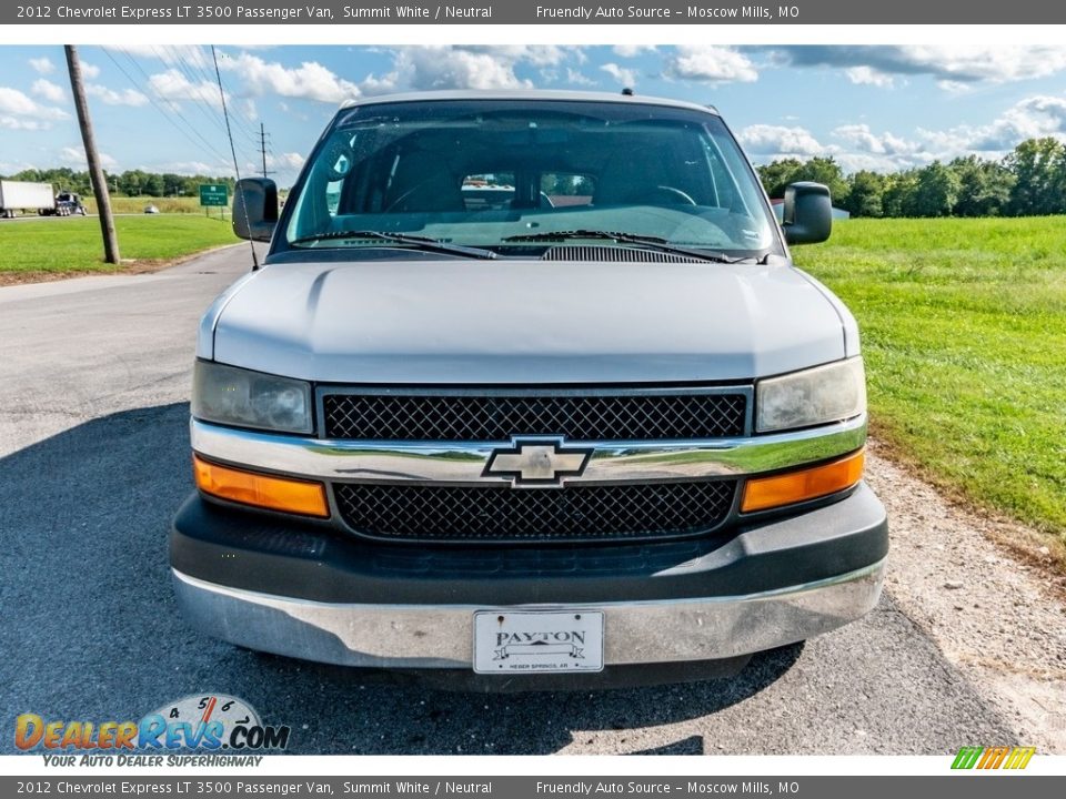 2012 Chevrolet Express LT 3500 Passenger Van Summit White / Neutral Photo #9