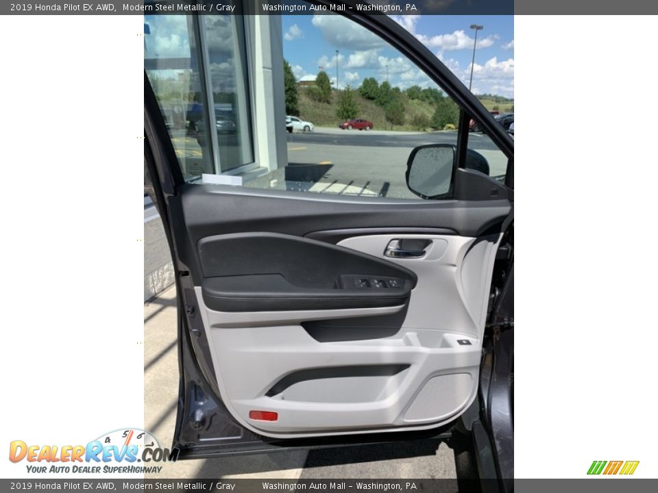 2019 Honda Pilot EX AWD Modern Steel Metallic / Gray Photo #10