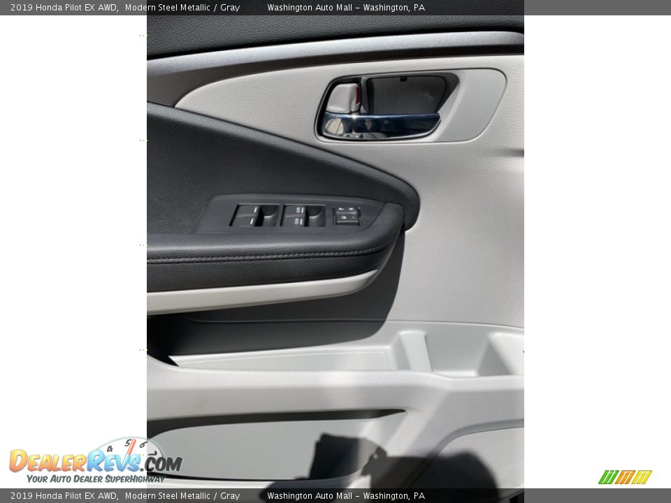 2019 Honda Pilot EX AWD Modern Steel Metallic / Gray Photo #11