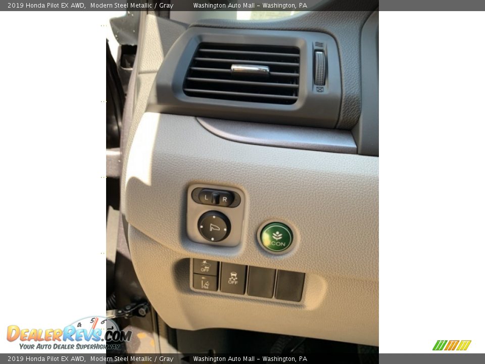 2019 Honda Pilot EX AWD Modern Steel Metallic / Gray Photo #12
