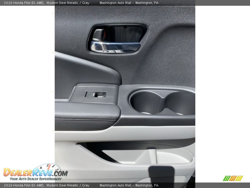 2019 Honda Pilot EX AWD Modern Steel Metallic / Gray Photo #17
