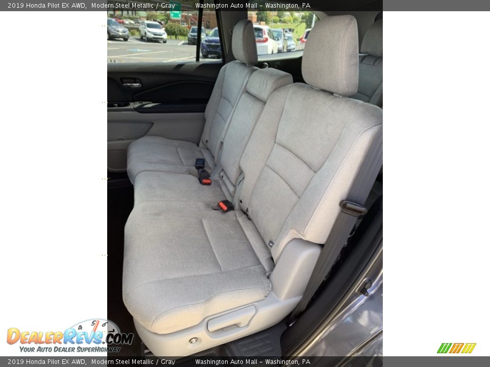 2019 Honda Pilot EX AWD Modern Steel Metallic / Gray Photo #18