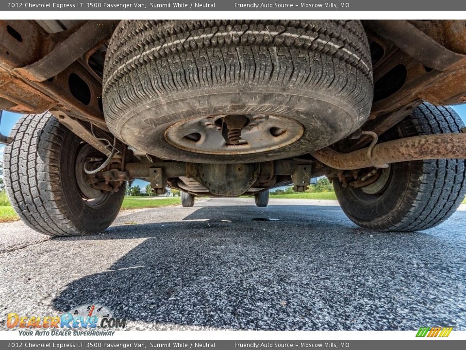 2012 Chevrolet Express LT 3500 Passenger Van Summit White / Neutral Photo #13