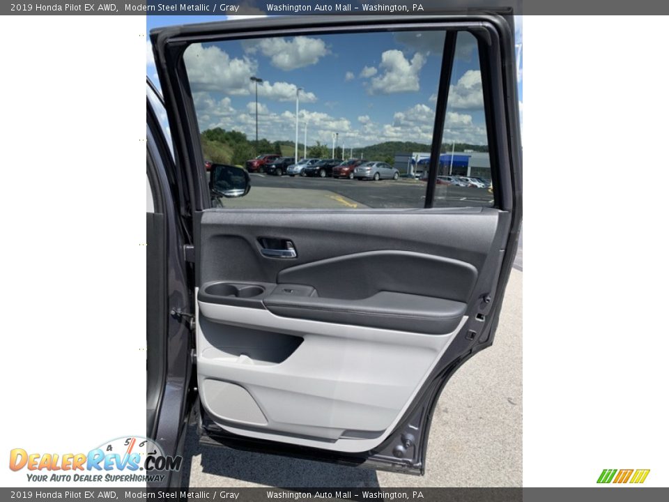 2019 Honda Pilot EX AWD Modern Steel Metallic / Gray Photo #25