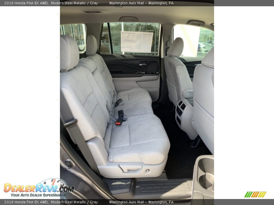 2019 Honda Pilot EX AWD Modern Steel Metallic / Gray Photo #27
