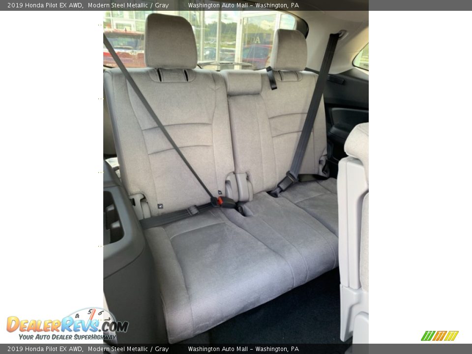 2019 Honda Pilot EX AWD Modern Steel Metallic / Gray Photo #28