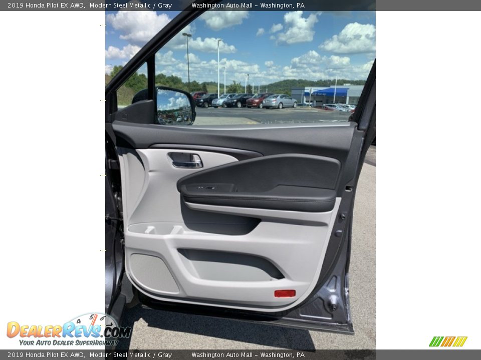 2019 Honda Pilot EX AWD Modern Steel Metallic / Gray Photo #30