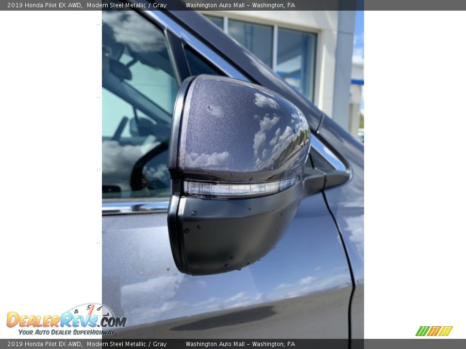 2019 Honda Pilot EX AWD Modern Steel Metallic / Gray Photo #33