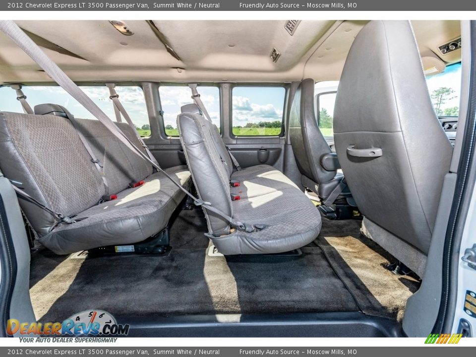 2012 Chevrolet Express LT 3500 Passenger Van Summit White / Neutral Photo #17