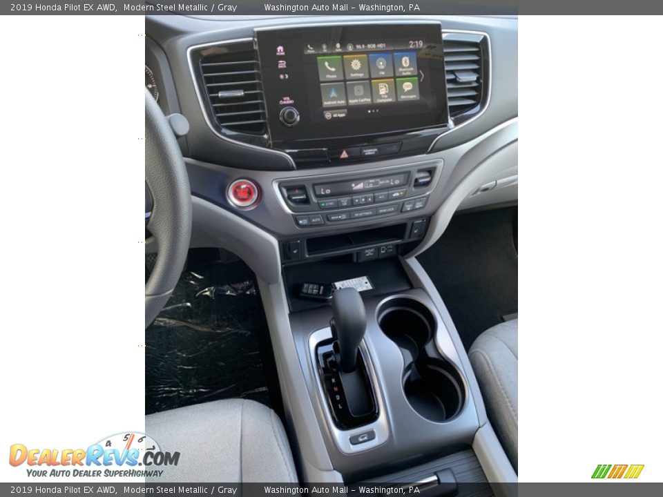 2019 Honda Pilot EX AWD Modern Steel Metallic / Gray Photo #36