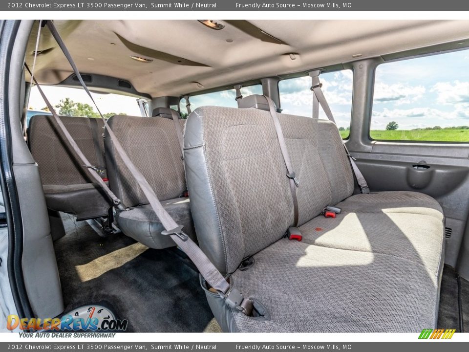 2012 Chevrolet Express LT 3500 Passenger Van Summit White / Neutral Photo #18