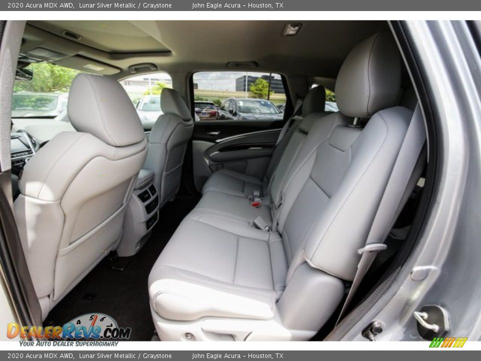 Rear Seat of 2020 Acura MDX AWD Photo #17