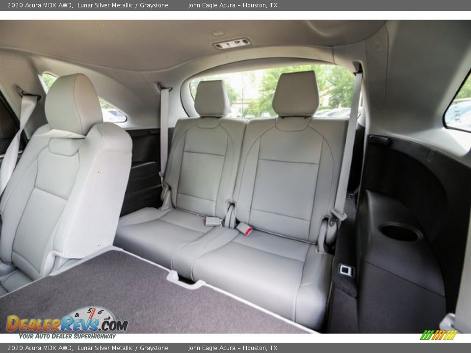 Rear Seat of 2020 Acura MDX AWD Photo #18