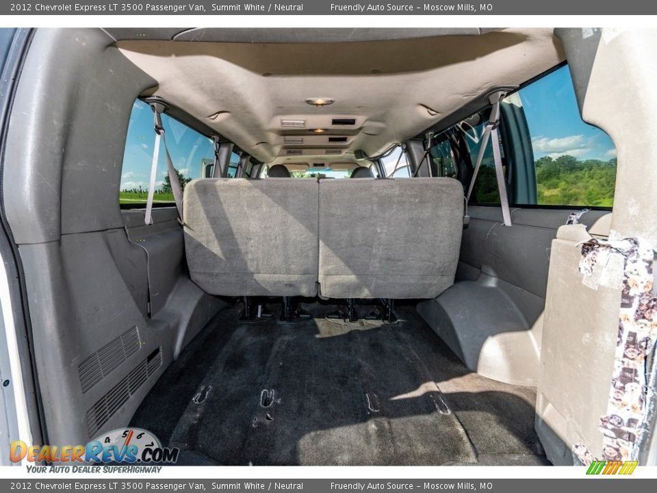 2012 Chevrolet Express LT 3500 Passenger Van Summit White / Neutral Photo #21
