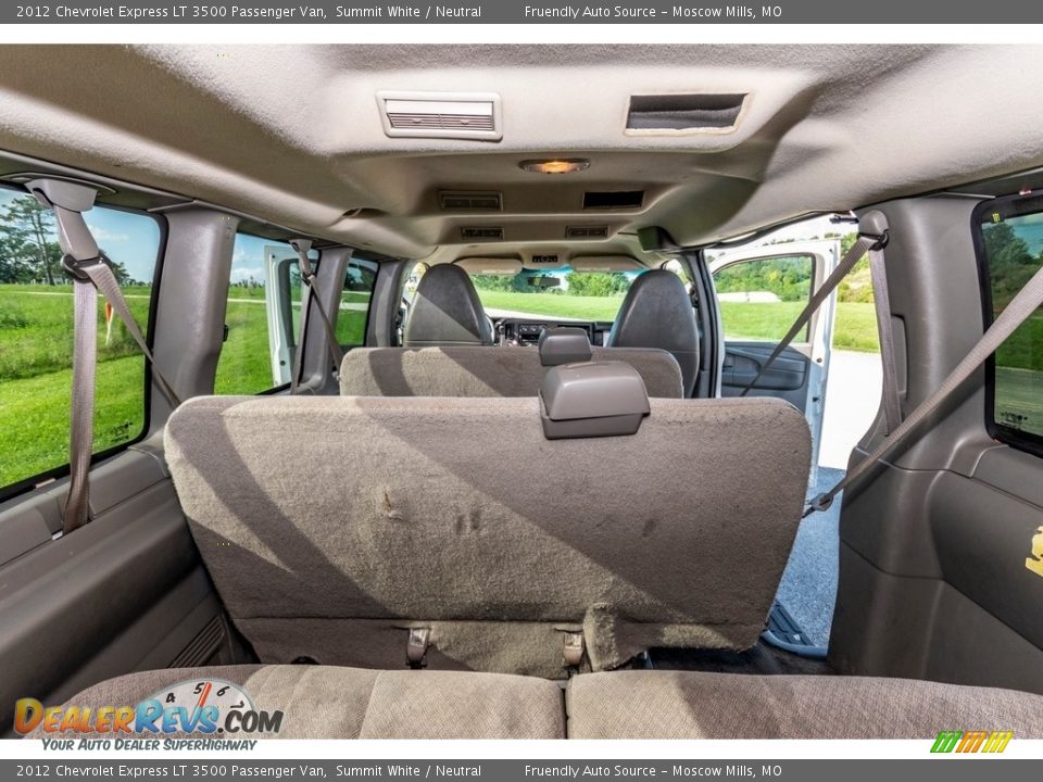 2012 Chevrolet Express LT 3500 Passenger Van Summit White / Neutral Photo #22