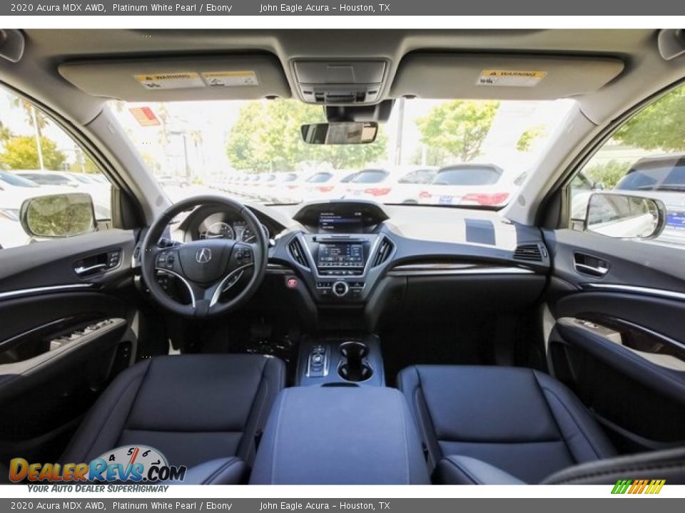 2020 Acura MDX AWD Platinum White Pearl / Ebony Photo #9