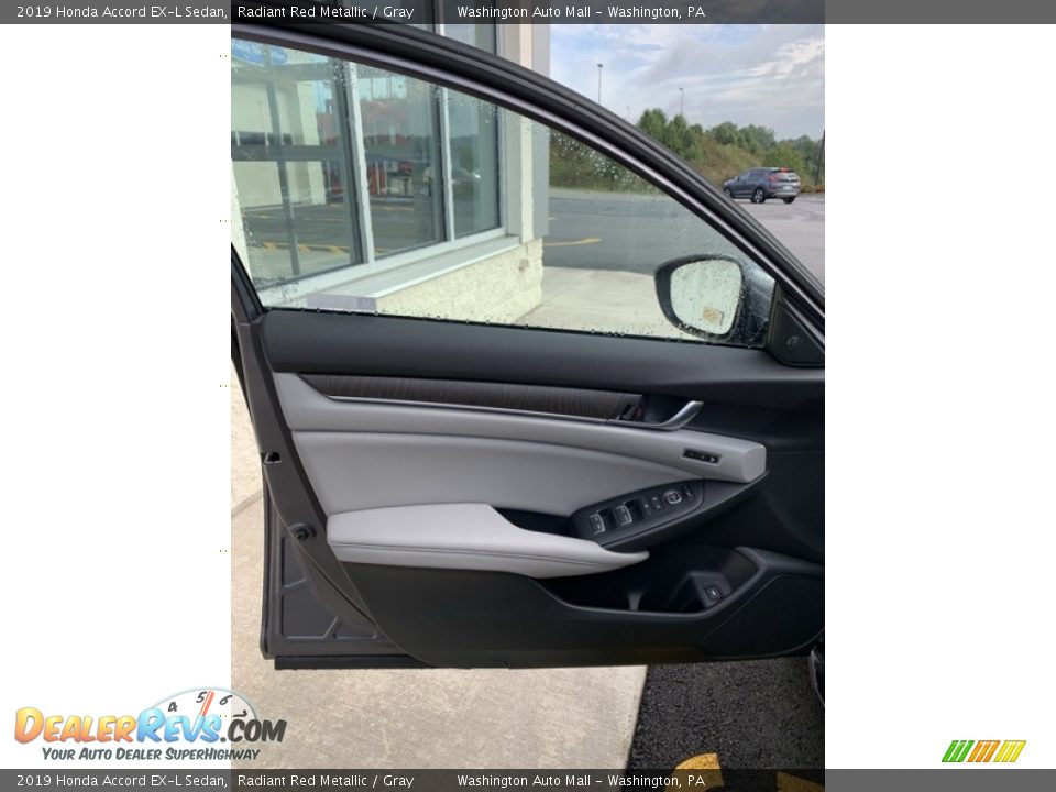 2019 Honda Accord EX-L Sedan Radiant Red Metallic / Gray Photo #10