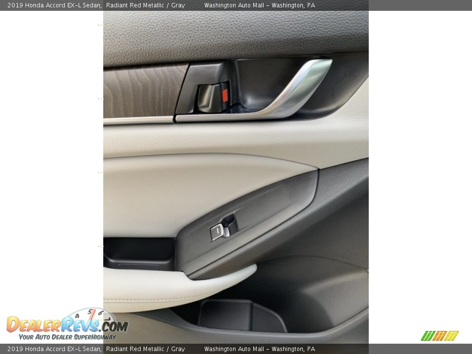 2019 Honda Accord EX-L Sedan Radiant Red Metallic / Gray Photo #17