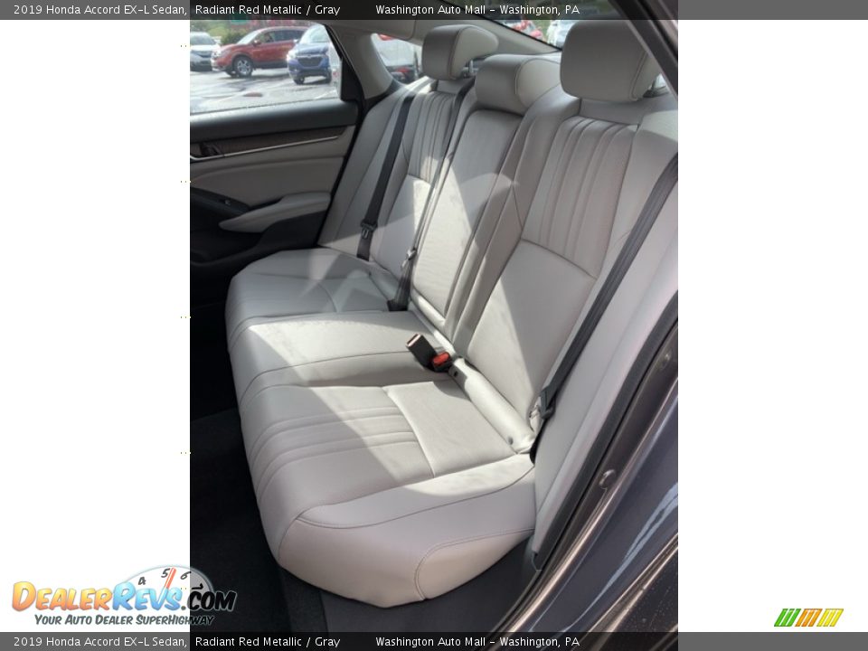 2019 Honda Accord EX-L Sedan Radiant Red Metallic / Gray Photo #18