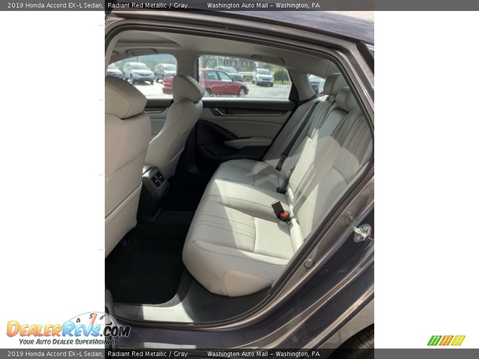 2019 Honda Accord EX-L Sedan Radiant Red Metallic / Gray Photo #19
