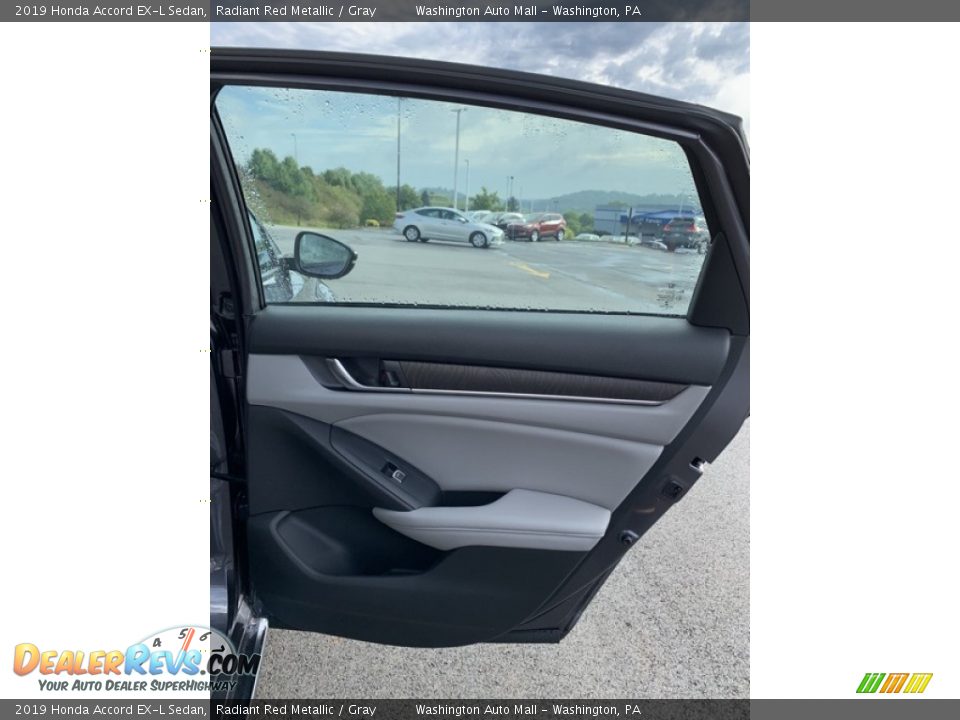2019 Honda Accord EX-L Sedan Radiant Red Metallic / Gray Photo #22