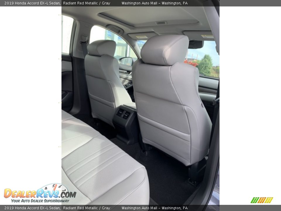 2019 Honda Accord EX-L Sedan Radiant Red Metallic / Gray Photo #24