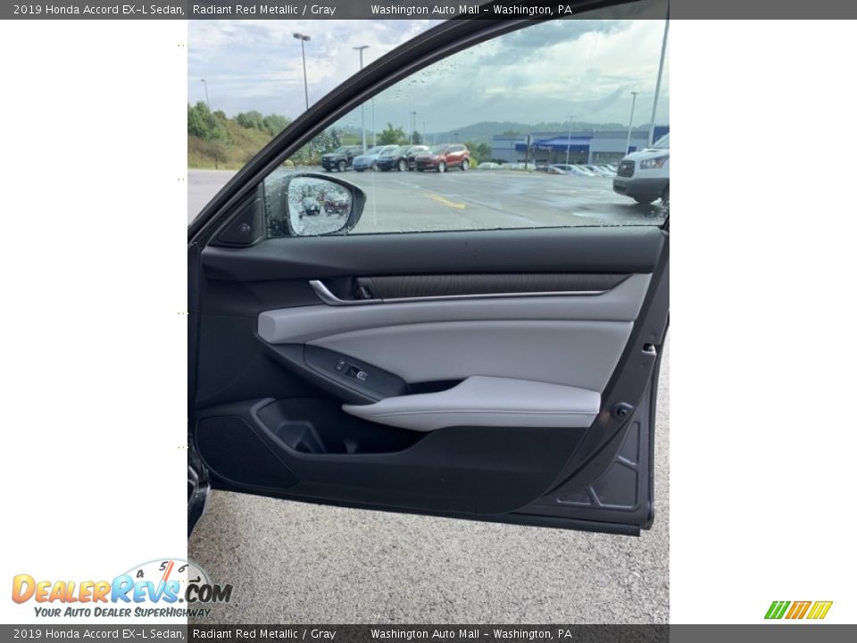 2019 Honda Accord EX-L Sedan Radiant Red Metallic / Gray Photo #25