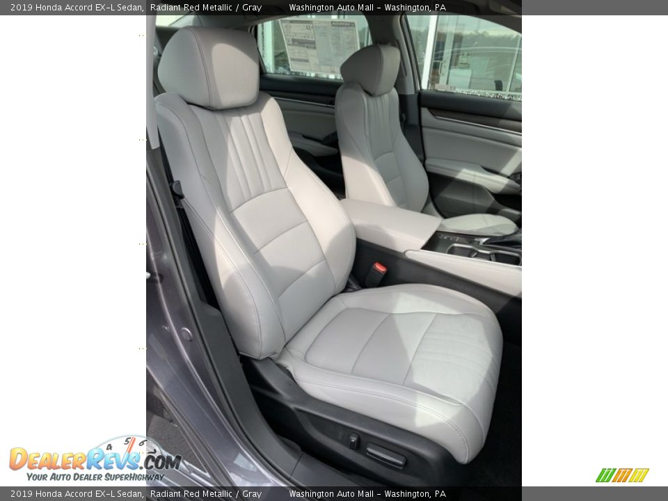 2019 Honda Accord EX-L Sedan Radiant Red Metallic / Gray Photo #26
