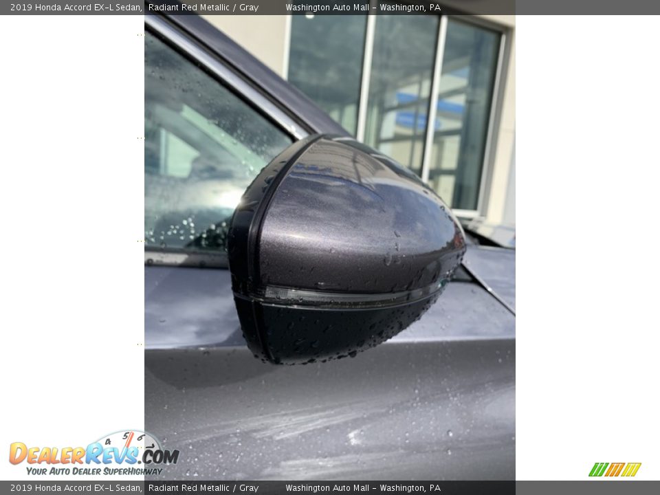 2019 Honda Accord EX-L Sedan Radiant Red Metallic / Gray Photo #28