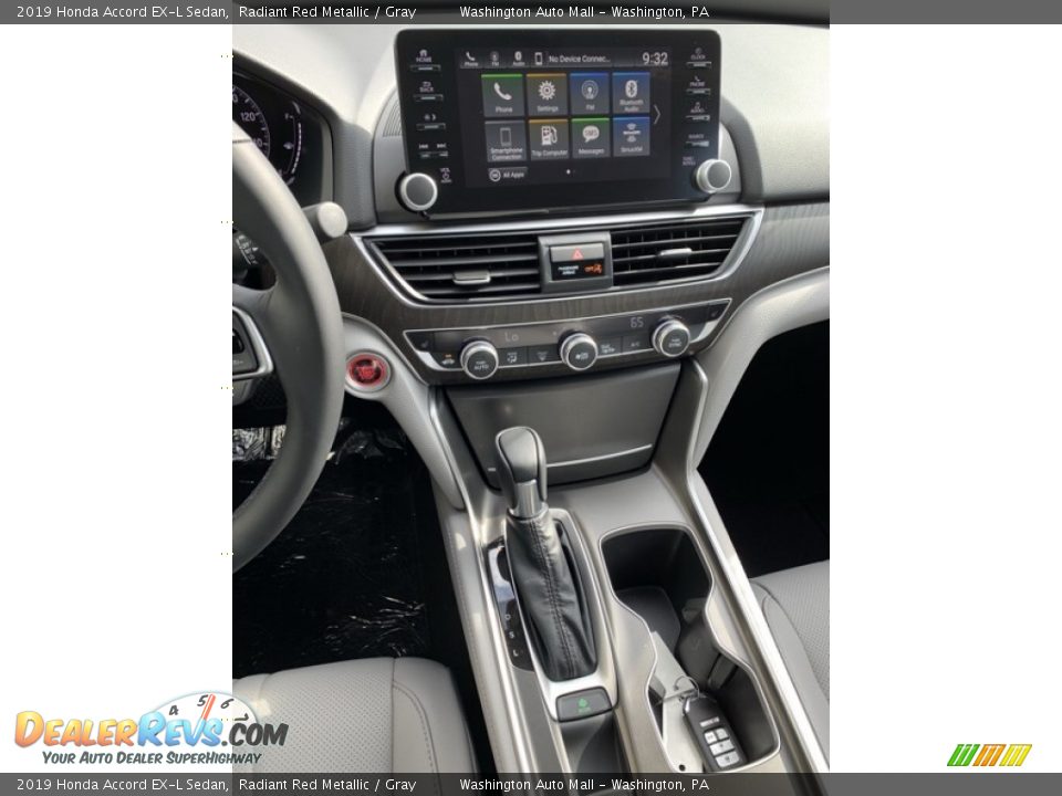 2019 Honda Accord EX-L Sedan Radiant Red Metallic / Gray Photo #31