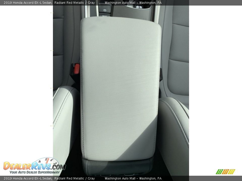2019 Honda Accord EX-L Sedan Radiant Red Metallic / Gray Photo #34