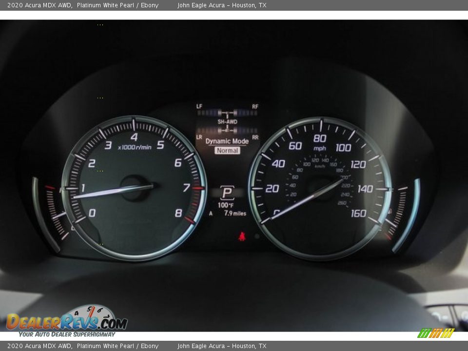 2020 Acura MDX AWD Platinum White Pearl / Ebony Photo #35