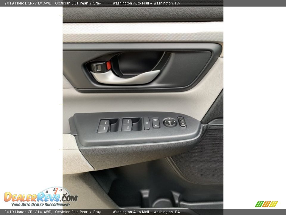 2019 Honda CR-V LX AWD Obsidian Blue Pearl / Gray Photo #11