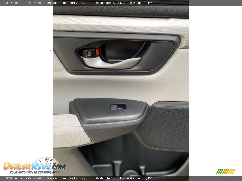 2019 Honda CR-V LX AWD Obsidian Blue Pearl / Gray Photo #17