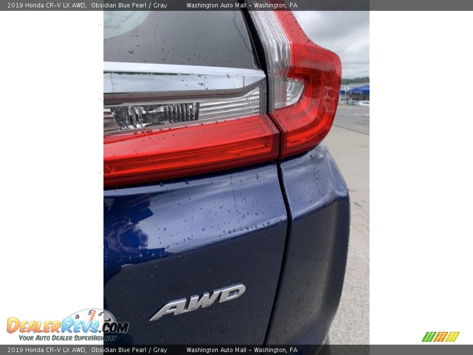 2019 Honda CR-V LX AWD Obsidian Blue Pearl / Gray Photo #22