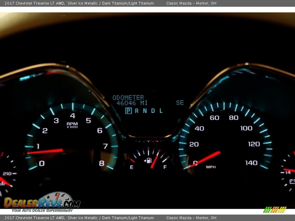 2017 Chevrolet Traverse LT AWD Silver Ice Metallic / Dark Titanium/Light Titanium Photo #7