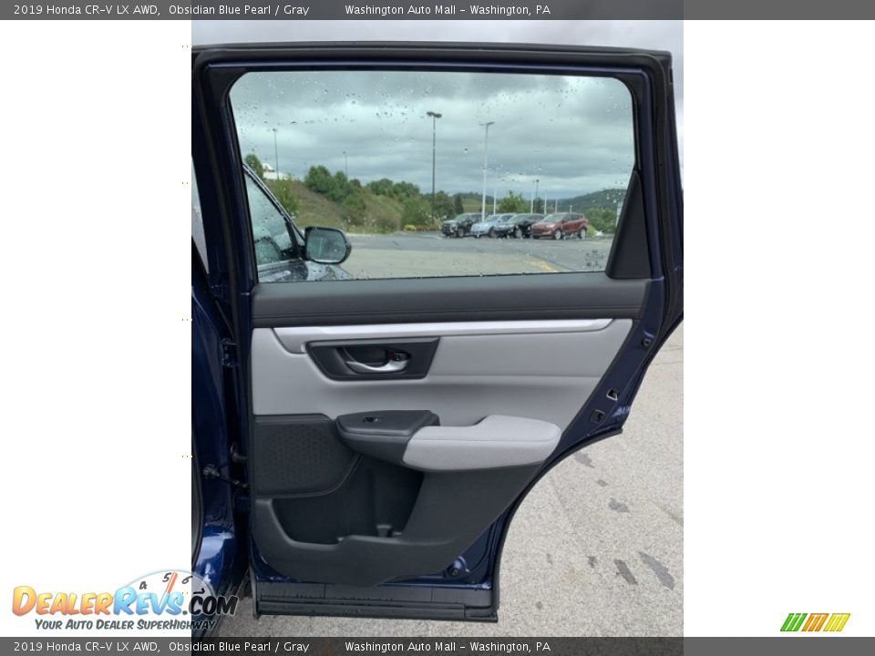 2019 Honda CR-V LX AWD Obsidian Blue Pearl / Gray Photo #23
