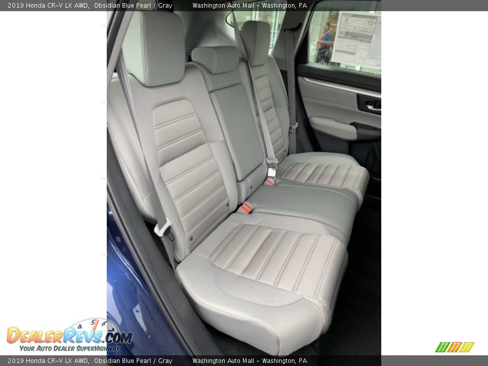 2019 Honda CR-V LX AWD Obsidian Blue Pearl / Gray Photo #24
