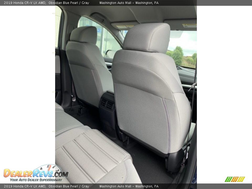 2019 Honda CR-V LX AWD Obsidian Blue Pearl / Gray Photo #25