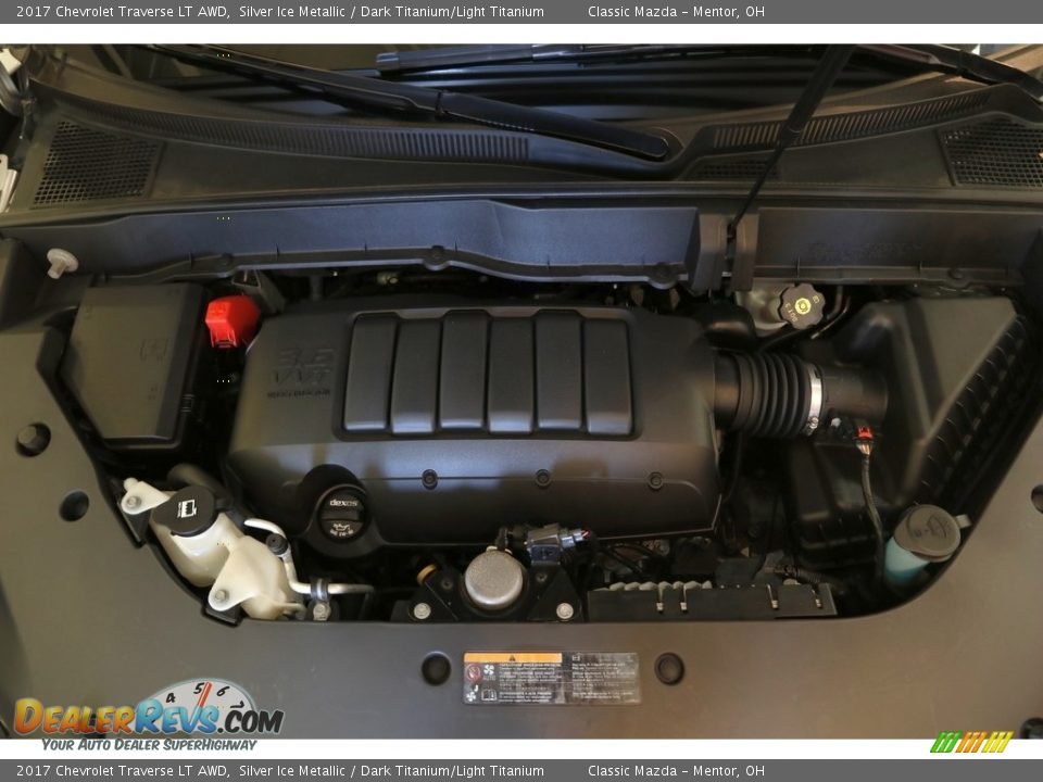 2017 Chevrolet Traverse LT AWD Silver Ice Metallic / Dark Titanium/Light Titanium Photo #23