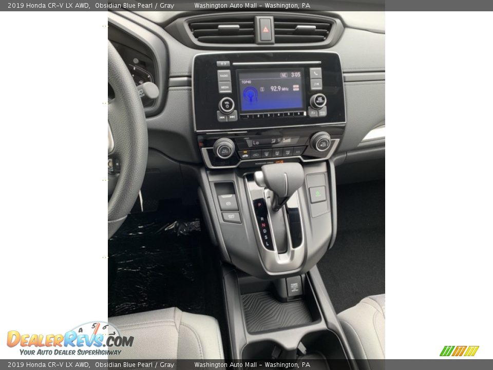 2019 Honda CR-V LX AWD Obsidian Blue Pearl / Gray Photo #31