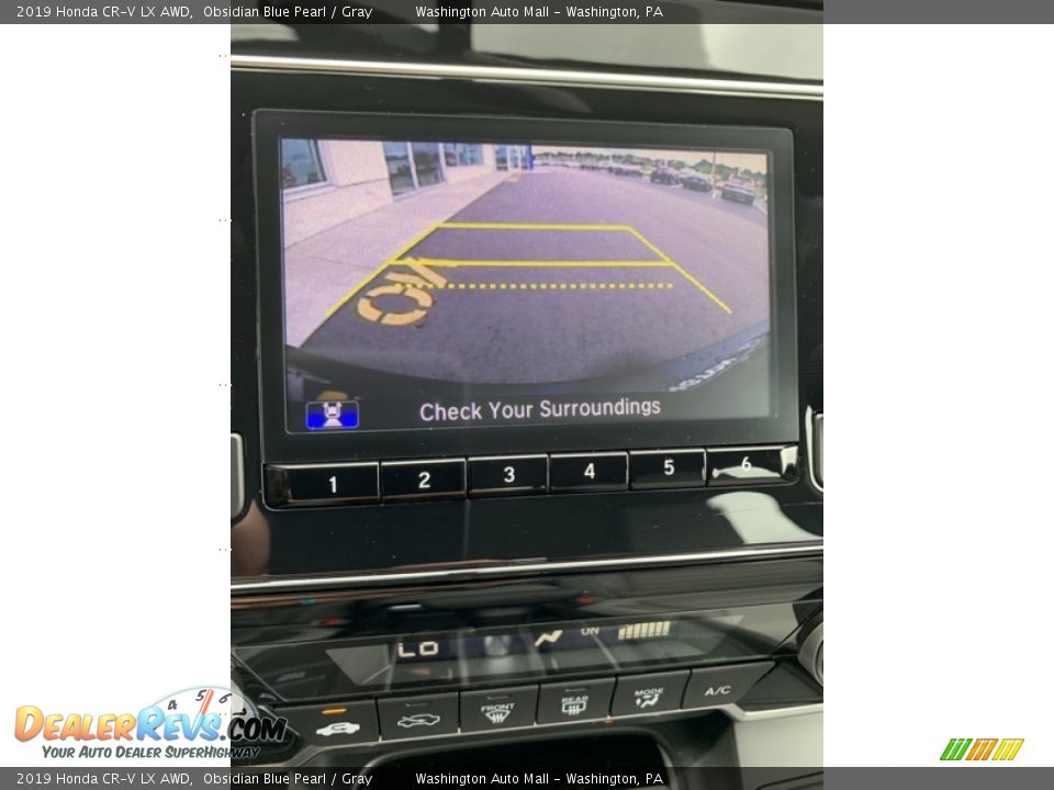 2019 Honda CR-V LX AWD Obsidian Blue Pearl / Gray Photo #32