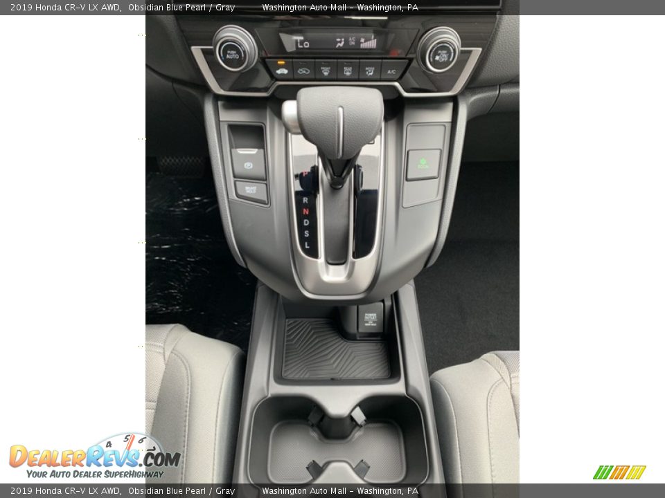 2019 Honda CR-V LX AWD Obsidian Blue Pearl / Gray Photo #33