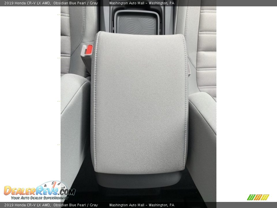 2019 Honda CR-V LX AWD Obsidian Blue Pearl / Gray Photo #34