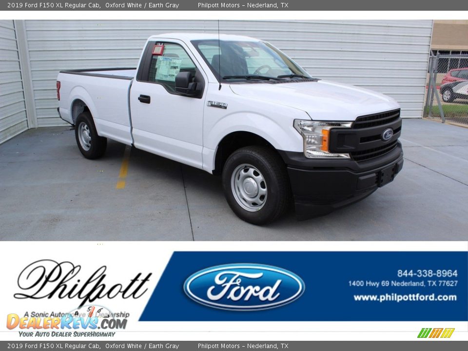 2019 Ford F150 XL Regular Cab Oxford White / Earth Gray Photo #1