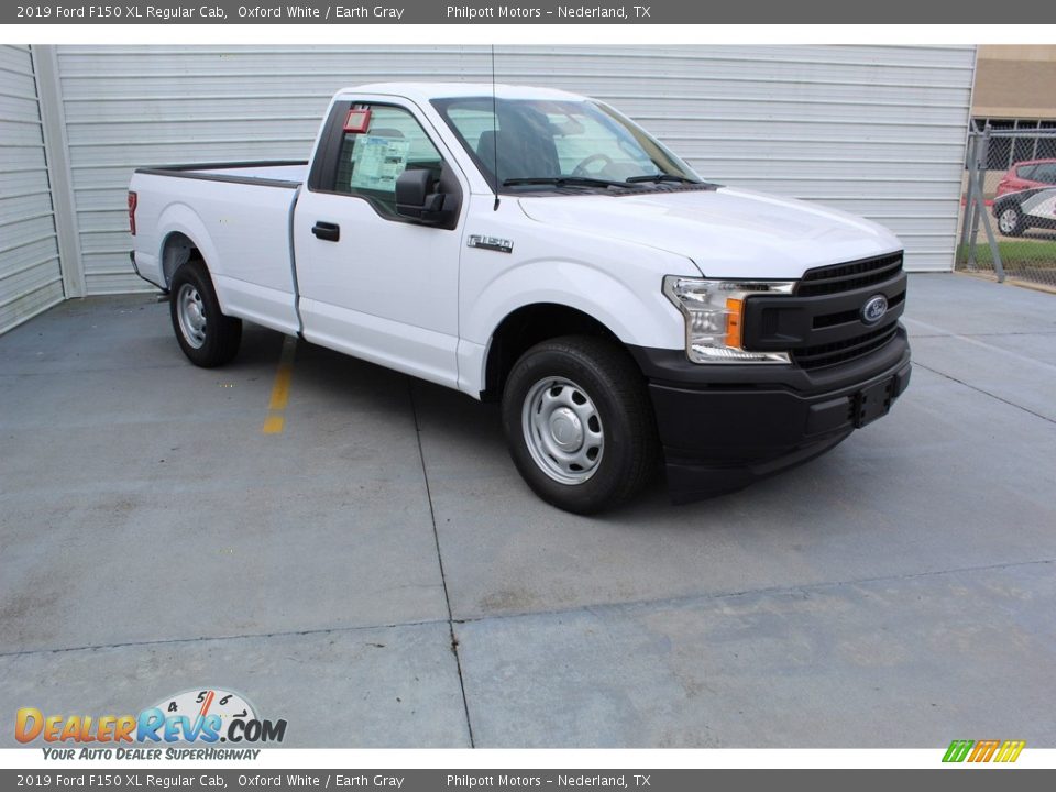 2019 Ford F150 XL Regular Cab Oxford White / Earth Gray Photo #2