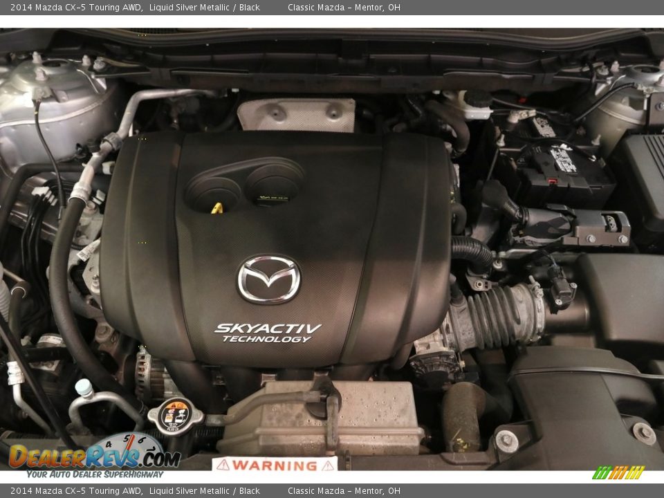 2014 Mazda CX-5 Touring AWD Liquid Silver Metallic / Black Photo #17